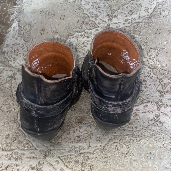 Dan Post Distressed Leather Ankle Boots style465 size7.5 rodeo/western wear - Picture 5 of 9